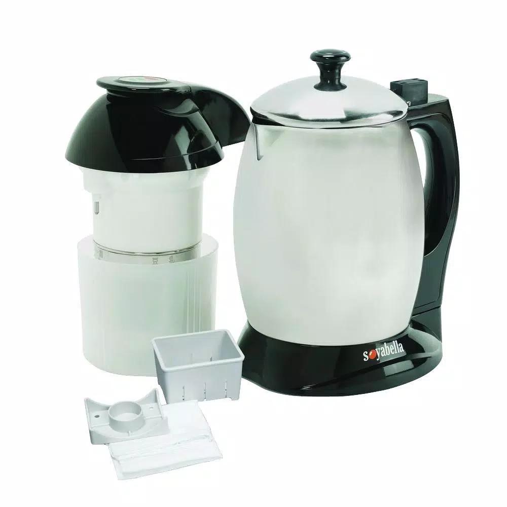 Tribest Soybella Black Stainless Steel Soy and Nutmilk Maker with Tofu Kit