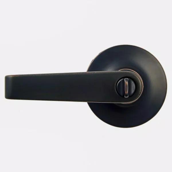Universal Hardware Commercial Aged Bronze Privacy Bed/Bath Door Lever, ANSI Grade 2, ADA Compliant