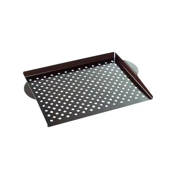 Nordic Ware 365 Grilling 14.25 in. Steel Nonstick Grill Pan, Black