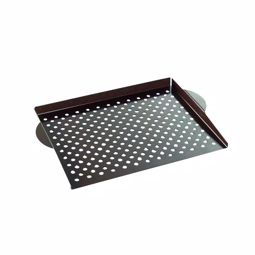 Nordic Ware 365 Grilling 14.25 in. Steel Nonstick Grill Pan, Black