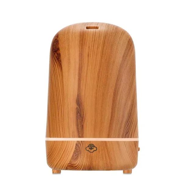 Serene House Light House Light Wood Ultrasonic Aromatherapy Oil Diffuser with Ambient LED Light