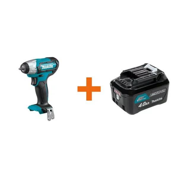 Makita 12V MAX CXT 1/4 in. Sq. Drive Cordless Impact Wrench with 4.0Ah Battery