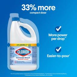 Clorox Germicidal Liquid Bleach Cleaner, 81 oz thumbnail 2