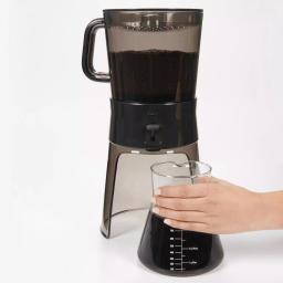 OXO Good Grips 4-Cup Cold Brew Drip Coffee Maker with Stainless Steel Filter, Gray thumbnail 5