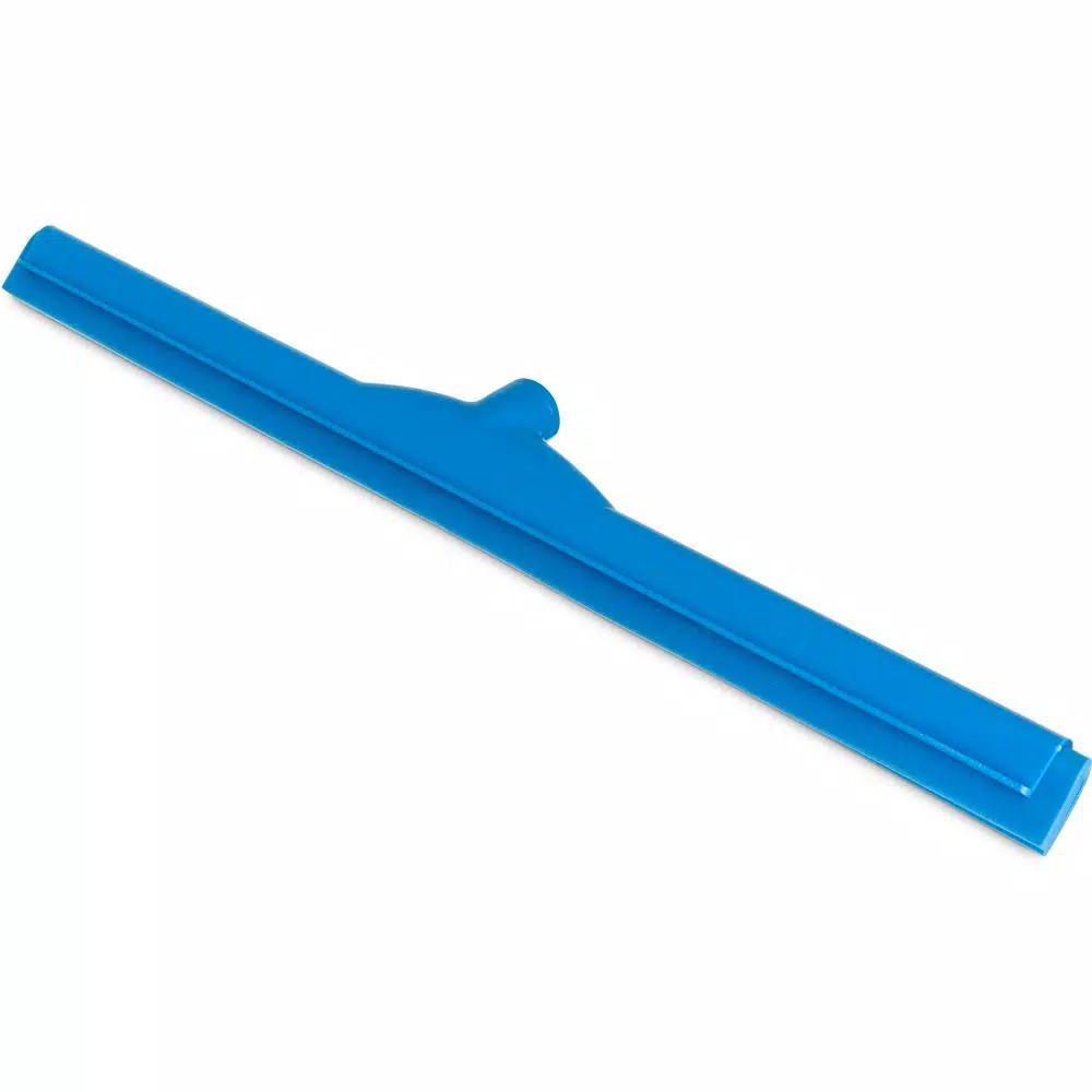 Carlisle Sparta 24 in. Blue Plastic Double-Foam Floor Squeegee (6-Case)