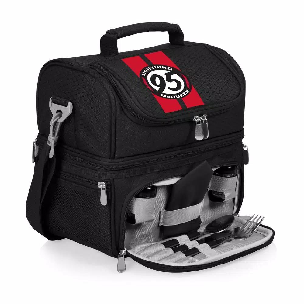 ONIVA Pranzo 3 Qt. 8-Can Lightning McQueen Insulated Lunch Tote Cooler - Black