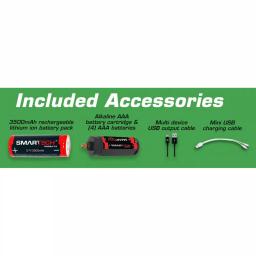 Smartech Products DuoTec HPR-1000 1000 Lumens Rechargeable LED Flashlight & 3500 mAh Power Bank thumbnail 8