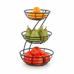 Spectrum Diversified Euro Arched 3-Tier Steel Fruit Basket & Countertop Organizer thumbnail 2