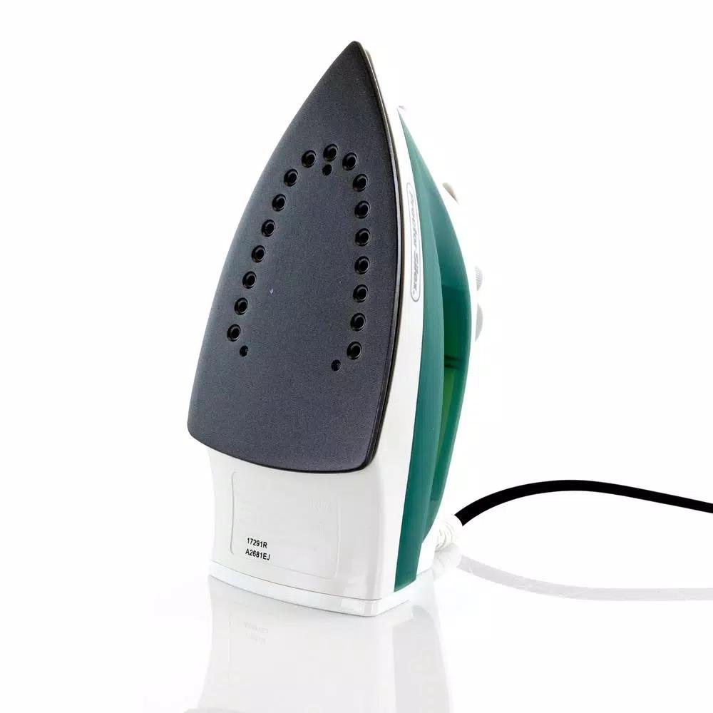 Proctor Silex Nonstick Steam Iron with Adjustable Steam and Fine-Mist Spray, White