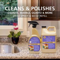 Granite Gold Clean and Shine Value Pack - Granite Cleaner and Polish for Natural Stone and Quartz thumbnail 4