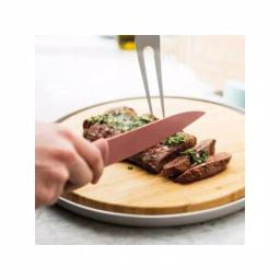 BergHOFF Leo 3-Piece Carving Set with Bamboo Cutting Board, Carving Knife and Fork thumbnail 2