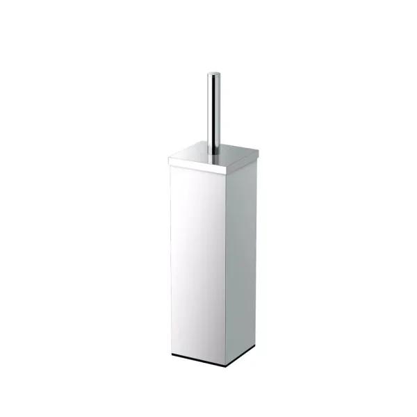 Gatco Square Stainless Steel Toilet Brush Holder in Chrome