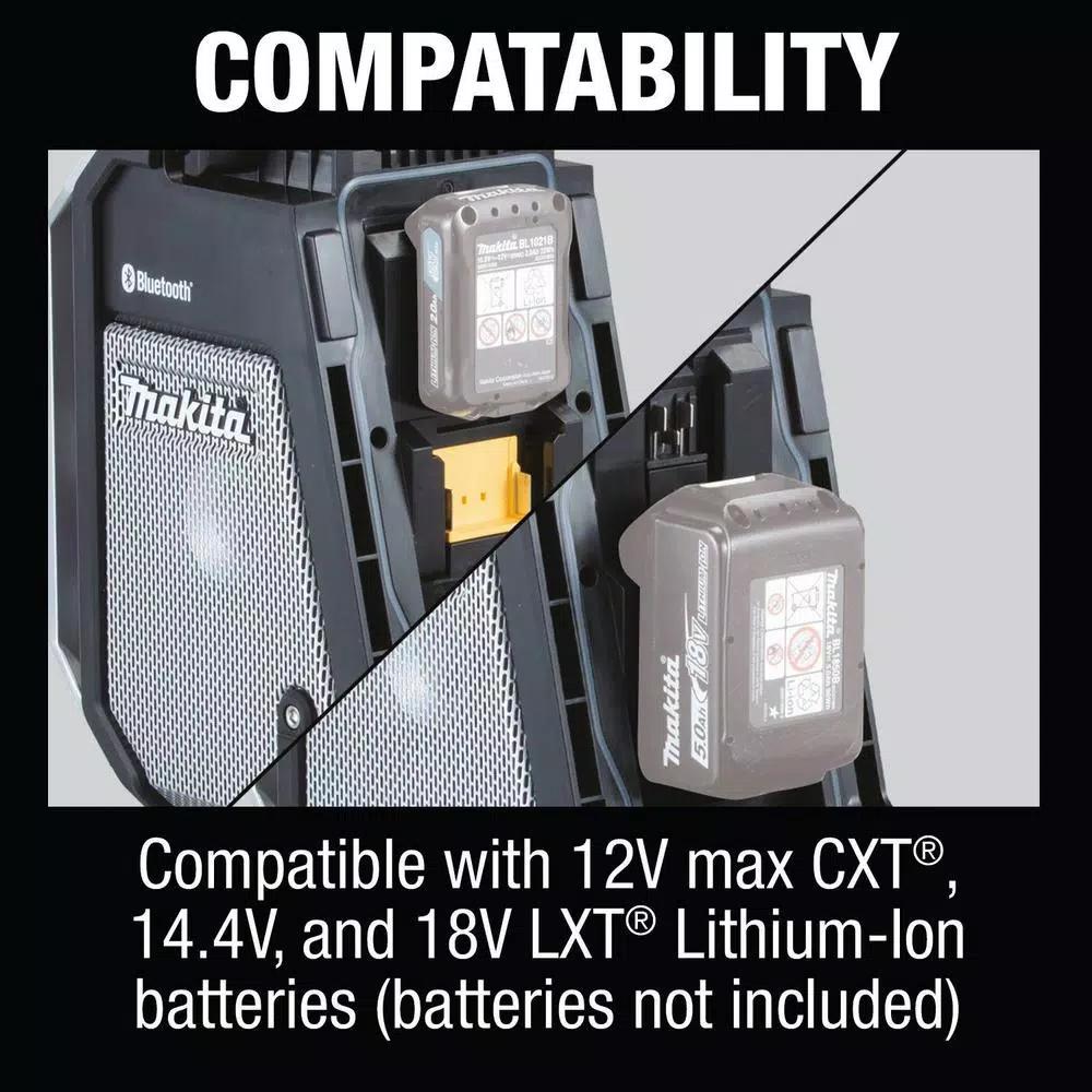 Makita XRM09B 18V LXT & 12V Max CXT Bluetooth Job Site Radio (Tool-Only)