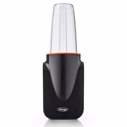 Omega Deluxe MeGo 1000W Personal Blender, 32 oz. Black Single Speed Nutritious Smoothie Maker thumbnail 1