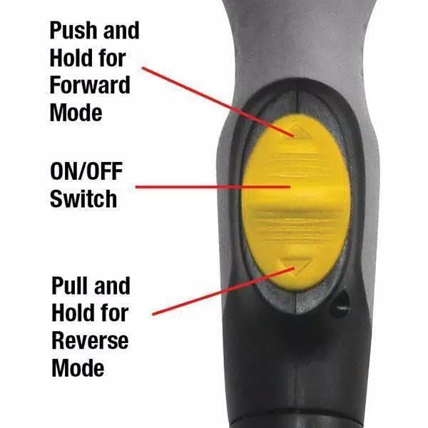 General Tools Ultratech Power Precision Screwdriver, Battery Operated, 100+ RPM with 6 Interchangeable Bits