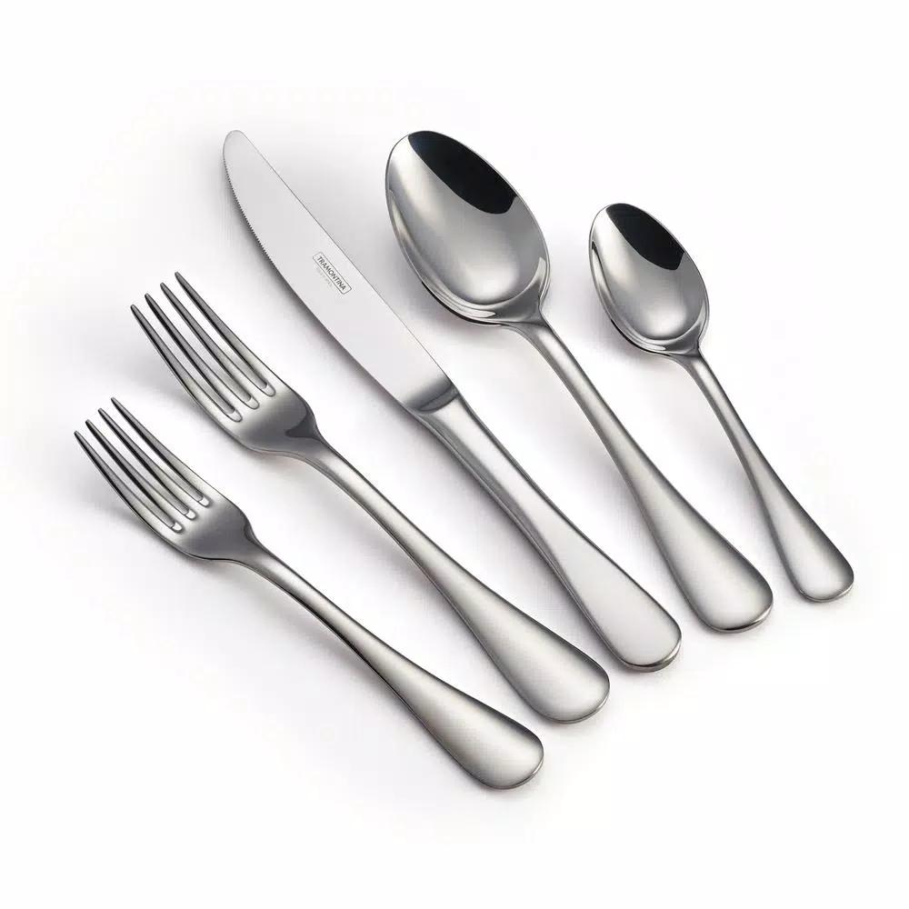 Tramontina Classic 20-Piece 18/10 Stainless Steel Flatware Set, Service for 4