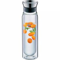 alfi .8 Qt. Double-Wall Borosilicate Glass Carafe with Stainless Steel Lid thumbnail 3