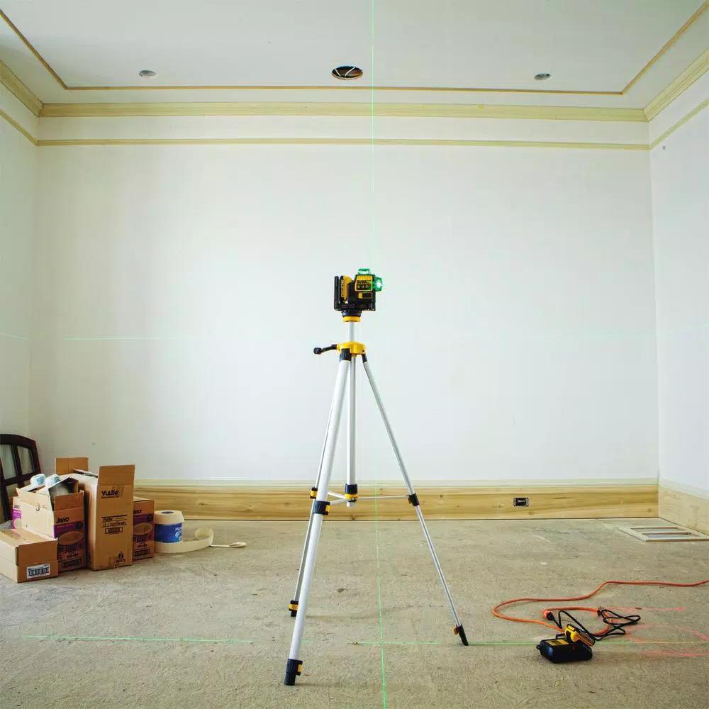 DeWalt 12V MAX Green Self-Leveling 3-Beam 360-Degree Laser Level Kit with 9 ft. Tape Measure