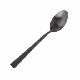 Megachef Cravat 20-Piece Matte Black Flatware Set, 18/10 Stainless Steel Silverware Service for 4 thumbnail 3