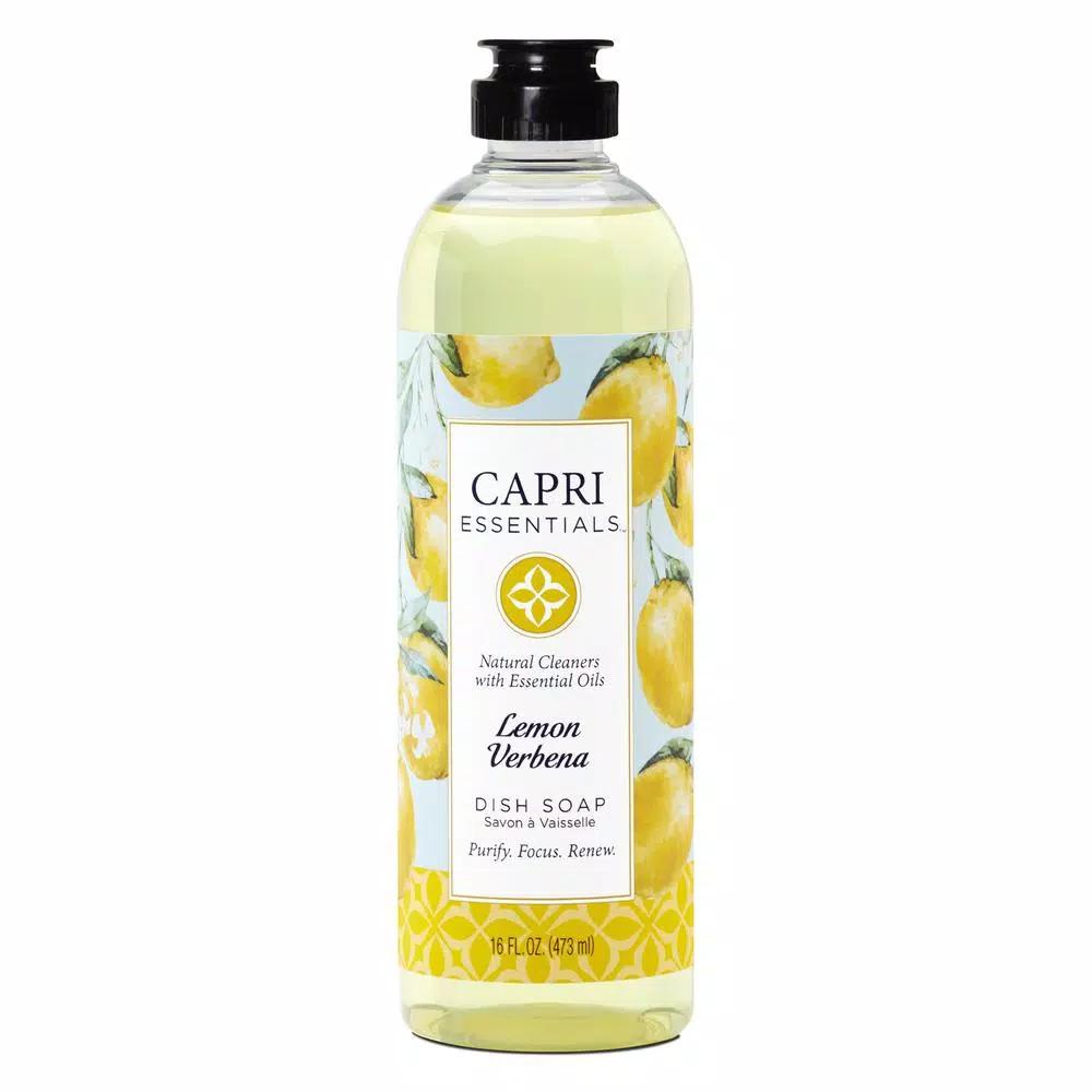 Capri Essentials Lemon Verbena Dish Soap - Plant-Based & Biodegradable