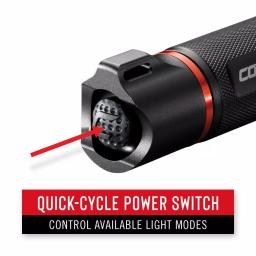 Coast G56 650 Lumen Focusing LED Flashlight, Twist Focus Beam thumbnail 3