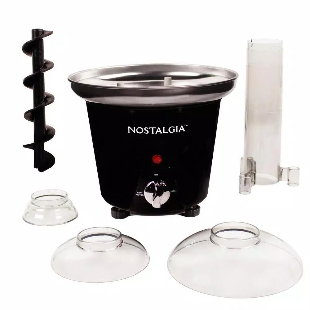 Nostalgia CFF965 3-Tier Chocolate Fountain, 1.5 lb Capacity, Black