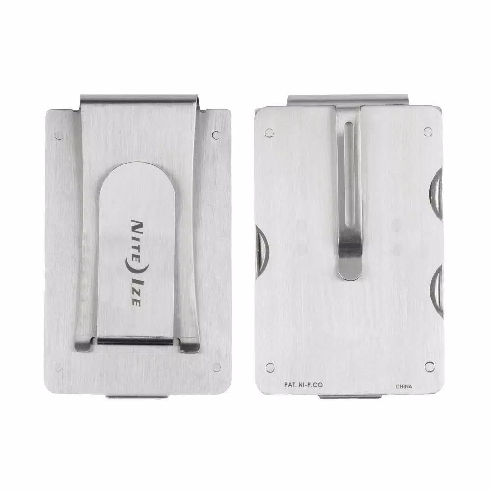 Nite Ize 6-in-1 Stainless Steel Financial Tool Money Clip and Wallet Multi-Tool