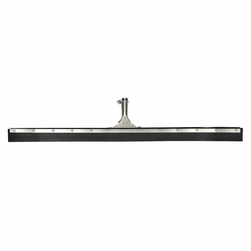 Alpine Industries 36 in. Heavy-Duty Curved Floor Squeegee, Steel Frame, Black