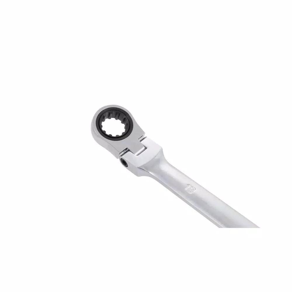 STEELMAN PRO 96747 Metric Flexible Double Box-End Universal Spline Ratcheting Wrench Set, 5-Piece