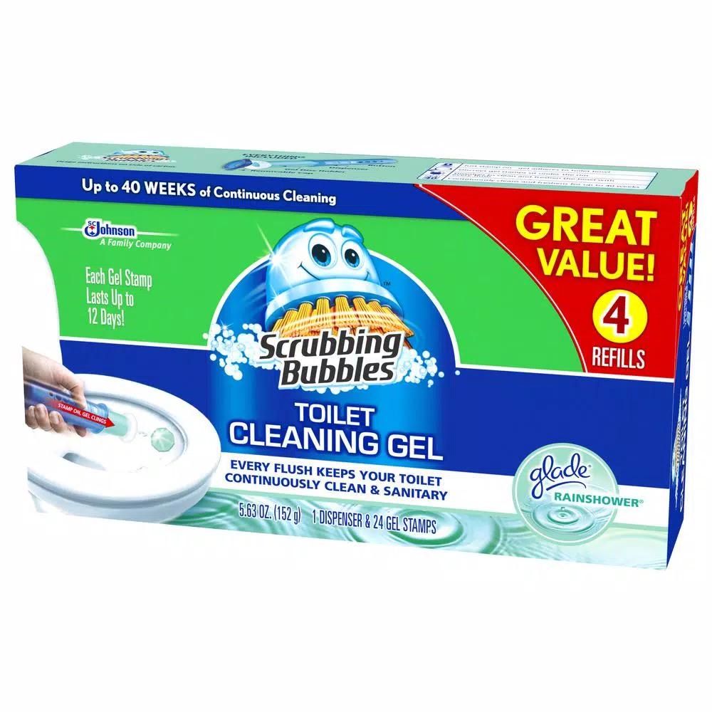 Scrubbing Bubbles Toilet Cleaning Gel Starter Kit, 5.63 oz (Pack of 5)