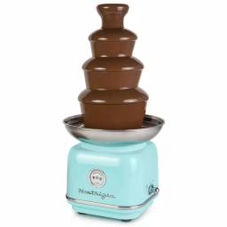 Nostalgia 4-Tier Aqua Chocolate Fountain with LED Power Gauge and Heated Stainless Steel Bowl thumbnail 1