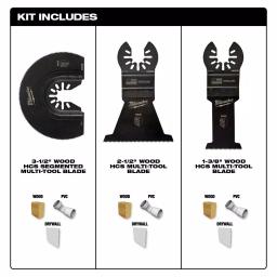 Milwaukee OPEN-LOK 29-Piece Oscillating Multi-Tool Blade & Sandpaper Variety Pack thumbnail 3