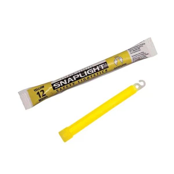 Miller's Creek 6 in. Emergency Yellow Snaplight Light Sticks, 12-Hour Duration (10 Pack)