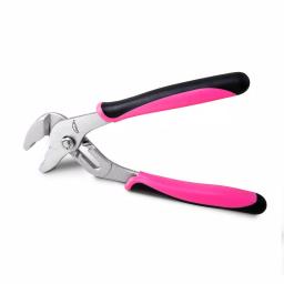 Apollo Tools 3-Piece Pink Pliers Set - 6 in., 6.5 in., and 8 in. Hand Tools thumbnail 3