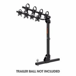 CURT Towable Hitch-Mounted Bike Rack, 4-Bike Capacity, 2" Shank, 2,000 lbs. GTW thumbnail 2
