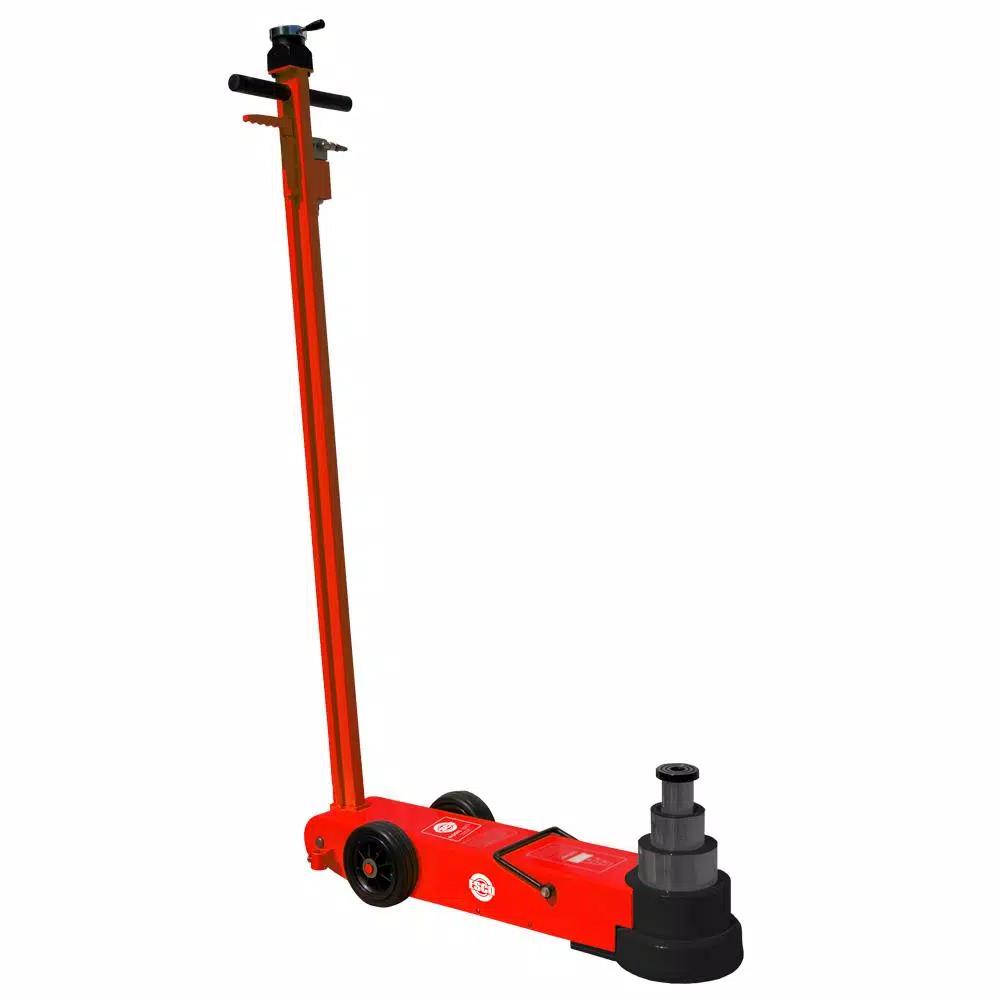 ESCO 3-Stage Air Hydraulic Truck Jack, 50-Ton Capacity, Low Clearance