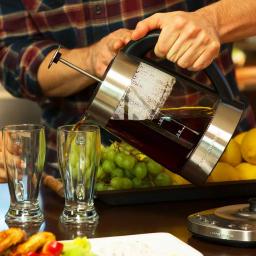 Ovente 1.7L Variable Temperature Glass Electric Kettle with ProntoFill Technology, Silver thumbnail 3