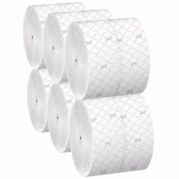 Scott Jumbo Roll White 2-Ply Coreless Toilet Paper, 12 Rolls Per Carton thumbnail 2