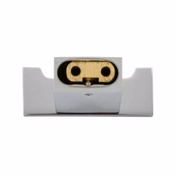 Italia Palermo Single Robe Hook, Polished Chrome, Solid Brass thumbnail 6