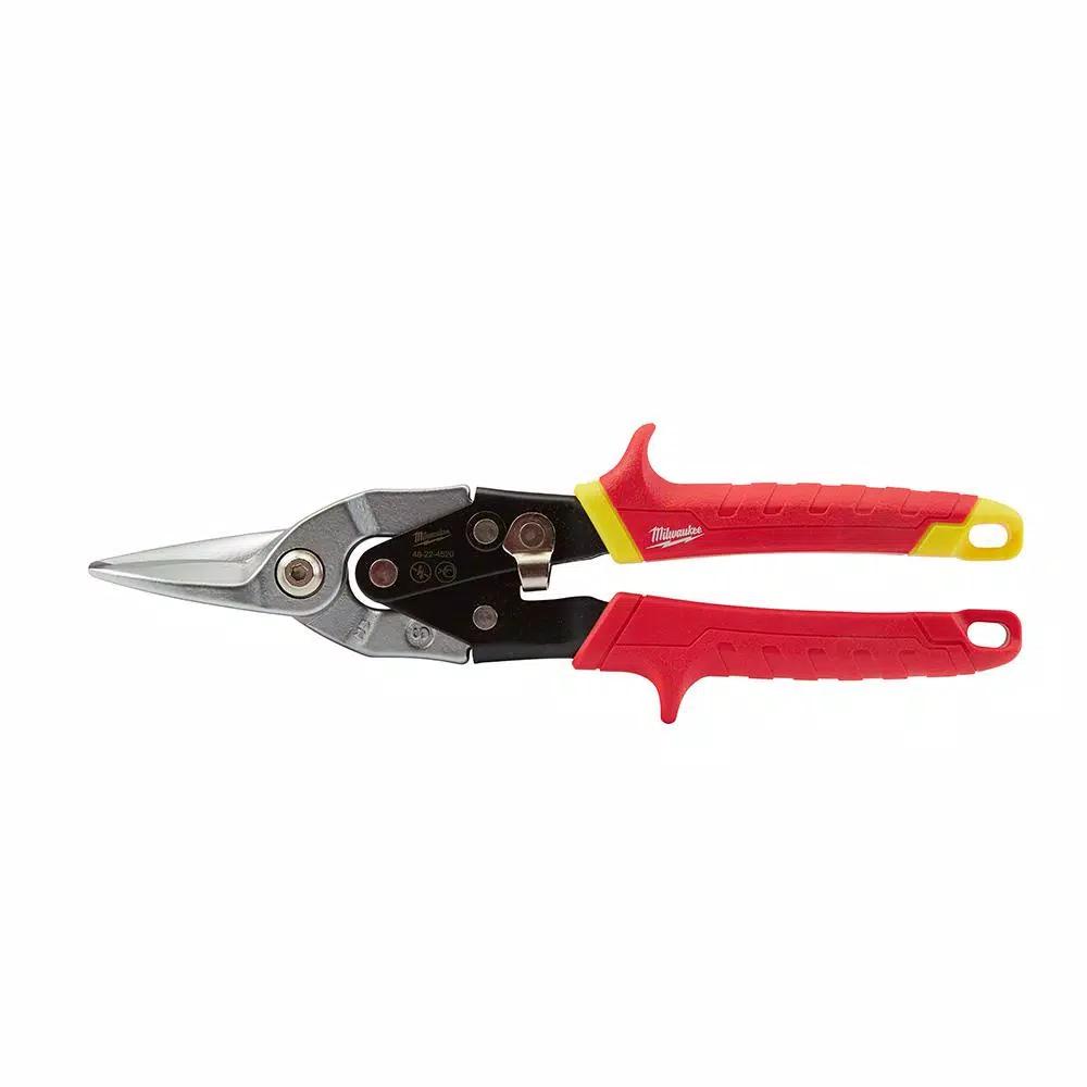 Milwaukee 5-Piece Aviation Snips Set, Forged Steel Blades, Left, Right, Straight & Offset
