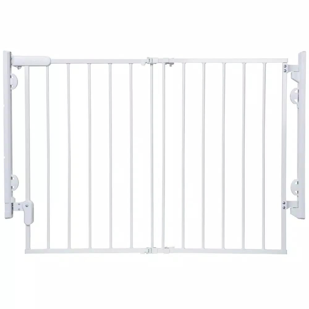 Safety 1st Ready to Install 28 in. Hardware Mounted Child Safety Gate, White