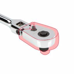 TEKTON 3-Piece Flex Quick-Release Ratchet Set, 1/4 in., 3/8 in., 1/2 in. Drives thumbnail 4