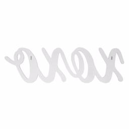 Pinnacle Script XOXO White Wood Decorative Sign - Large Handcrafted Farmhouse Wall Decor thumbnail 4