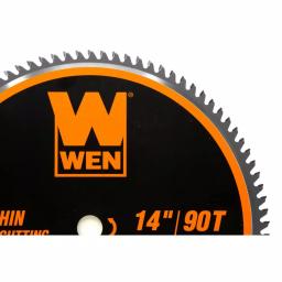WEN 14 in. 90-Tooth Carbide-Tipped Metal Saw Blade for Thin Steel thumbnail 2