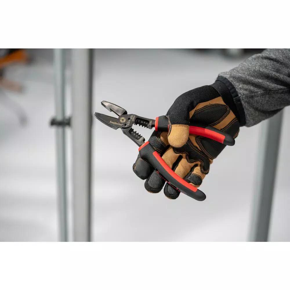 Southwire 8 in. Linesman Multi-Tool Pliers, 6-in-1 Cutting Pliers