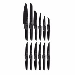 Chicago Cutlery ProHold 14-Piece Coated Knife Set with Wood Block and Sharpening Steel thumbnail 2