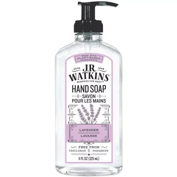 J.R. Watkins Lavender Essential Oil Hand Soap, 11 oz. Pump Bottle (Case of 6)