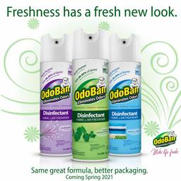 OdoBan Eucalyptus Disinfectant, Fabric and Air Freshener Continuous Spray, 14.6 oz. thumbnail 2