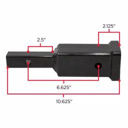 TowSmart Class II to Class III Receiver Adapter - 1-1/4 in Steel Hitch Adapter thumbnail 8