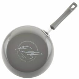 Rachael Ray Classic Brights 19-Piece Sea Salt Gray Nonstick Cookware Set with LocknLock Containers thumbnail 2